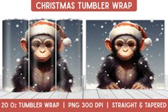 Christmas Tumbler Wrap | Christmas Sublimation | Tumbler Product Image 1