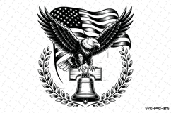 USA Eagle Svg Design | Svg Cut Files | Cricut Product Image 1