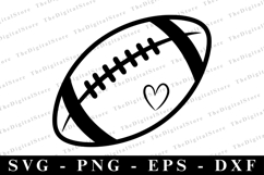 American football SVG | SVG Cut files | Cricut Product Image 1