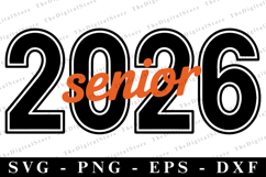 Senior 2026 svg | Graduation Svg | Svg cut file Product Image 1