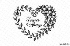 Forever &amp; Always SVG | SVG Cut files | Cricut Product Image 1
