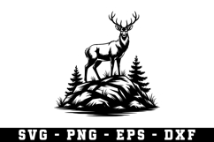 Deer Svg | Forest Svg | Svg Cut File Product Image 1