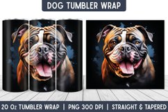 Dog Tumbler Wrap | Tumbler Designs | Sublimation Designs Product Image 1