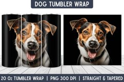 Dog Tumbler Wrap | Tumbler Designs | Sublimation Designs Product Image 1