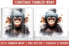 Christmas Tumbler Wrap | Christmas Sublimation | Tumbler Product Image 1
