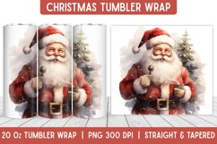 Christmas Tumbler Wrap | Christmas Sublimation | Tumbler Product Image 1
