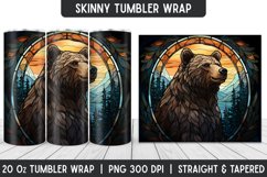 Stained Glass Tumbler Wrap | Sublimation | Tumbler Product Image 1