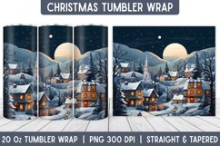 Christmas Tumbler Wrap | Christmas Sublimation | Tumbler Product Image 1