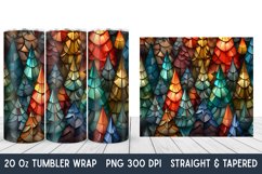 3D Christmas Tumbler Wrap | Tumbler Wrap | Christmas PNG Product Image 1