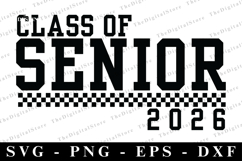 Class of Senior 2026 svg | Graduation Svg | Svg cut file Product Image 1