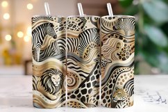Animal Print Pattern Tumbler Wrap | Sublimation | Tumblers Product Image 1