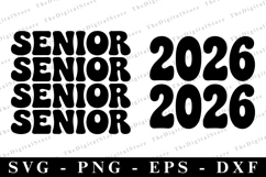 Senior 2026 svg | Graduation Svg | Svg cut file Product Image 1