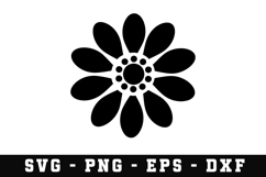 Flower SVG | Floral Svg | SVG Cut files | Cricut Product Image 1