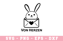 Bunny Egg SVG | SVG Cut files | Cricut Product Image 1