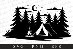 Tree Svg | Camping Svg | Svg Cut Files Product Image 2