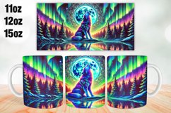 Wolf Mug Wrap Sublimation 11oz, 12oz, 15oz Product Image 1
