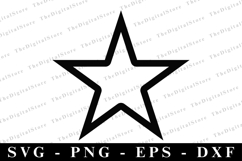 Star SVG | SVG Cut files | Cricut Product Image 1