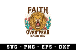 Faith Over Faith Svg| SVG Cut files | Cricut Product Image 1