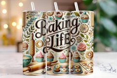 Baking Life Tumbler Wrap | Sublimation | Tumblers Product Image 1