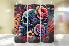 Skull Tumbler Wrap | Sublimation | Tumblers Product Image 1