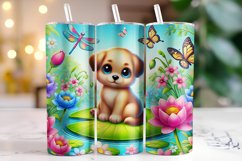 Puppy 20oz Tumbler Wrap Sublimation Product Image 1
