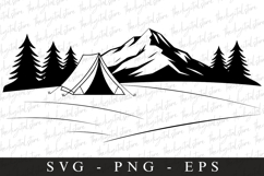 Camping Svg | Camping Svg | Svg Cut Files Product Image 1