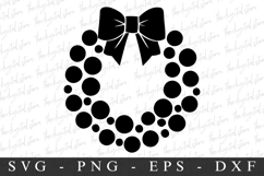 Wreath Christmas Svg | Christmas Svg Product Image 1