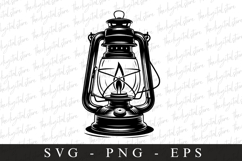 Lantern Svg | Camping Svg | Svg Cut Files Product Image 1