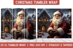 Christmas Tumbler Wrap | Christmas Sublimation | Tumbler Product Image 1