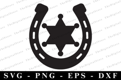 Horseshoe Svg | Svg Cut Files | Cricut Product Image 1