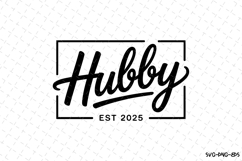 Hubby SVG | SVG Cut files | Cricut Product Image 1