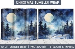Christmas Tumbler Wrap | Christmas Sublimation | Tumbler Product Image 1