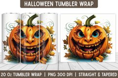 Halloween Tumbler Wrap | Halloween Design | Tumbler | Skull Product Image 1