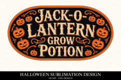 Jack-o- lantern grow potion Clipart PNG | Spooky Season Png Product Image 1