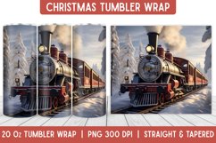 Christmas Tumbler Wrap | Christmas Sublimation | Tumbler Product Image 1
