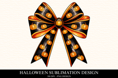 Halloween Bow Clipart PNG | Spooky Season Png Product Image 1