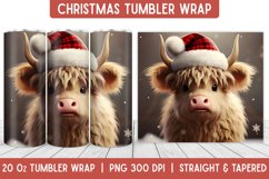 Christmas Tumbler Wrap | Christmas Sublimation | Tumbler Product Image 1