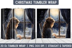 Christmas Tumbler Wrap | Christmas Sublimation | Tumbler Product Image 1
