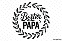 Bester Papa svg | Father&#039;s day Svg | Svg Files for Cricut Product Image 1