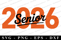 Senior 2026 svg | Graduation Svg | Svg cut file Product Image 1