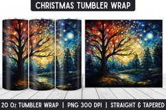 Stained Glass Tumbler Wrap | Christmas Product Image 1