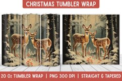 Christmas Tumbler Wrap | Christmas Sublimation | Tumbler Product Image 1