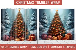 Christmas Tumbler Wrap | Christmas Sublimation | Tumbler Product Image 1