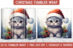 Christmas Tumbler Wrap | Christmas Sublimation | Tumbler Product Image 1