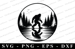Bigfoot SVG | SVG Cut files | Cricut Product Image 1