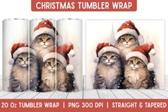 Christmas Tumbler Wrap | Christmas Sublimation | Tumbler Product Image 1