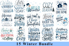 Winter Day Svg Bundle , Winter Designs Product Image 1