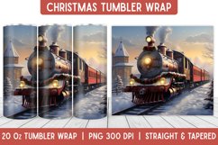 Christmas Tumbler Wrap | Christmas Sublimation | Tumbler Product Image 1