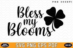 Bless my Blooms SVG Design | SVG Cut files Product Image 1