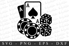 Casino SVG | SVG Cut files | Cricut Product Image 1